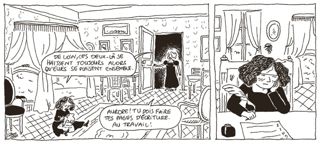 extrait bd George Sand, fille du siècle