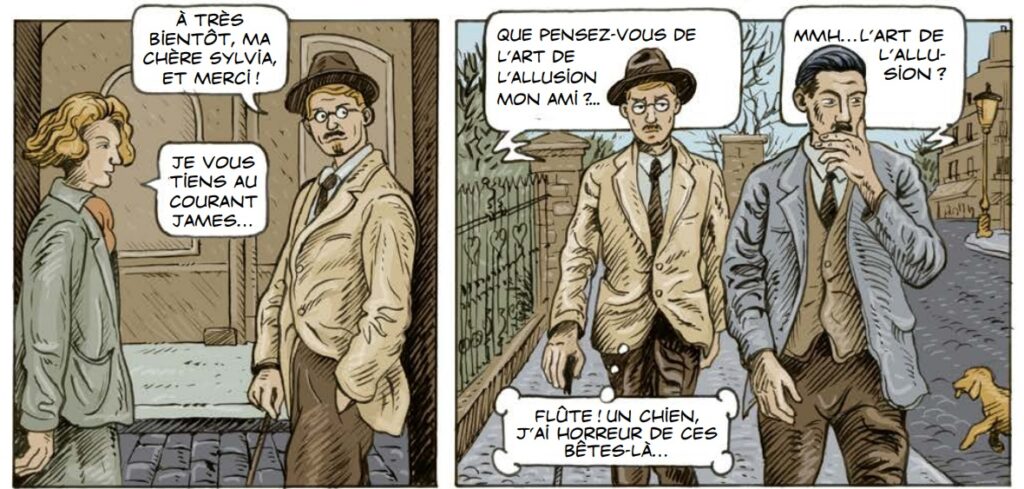 extrait bd Hemingway à Paris