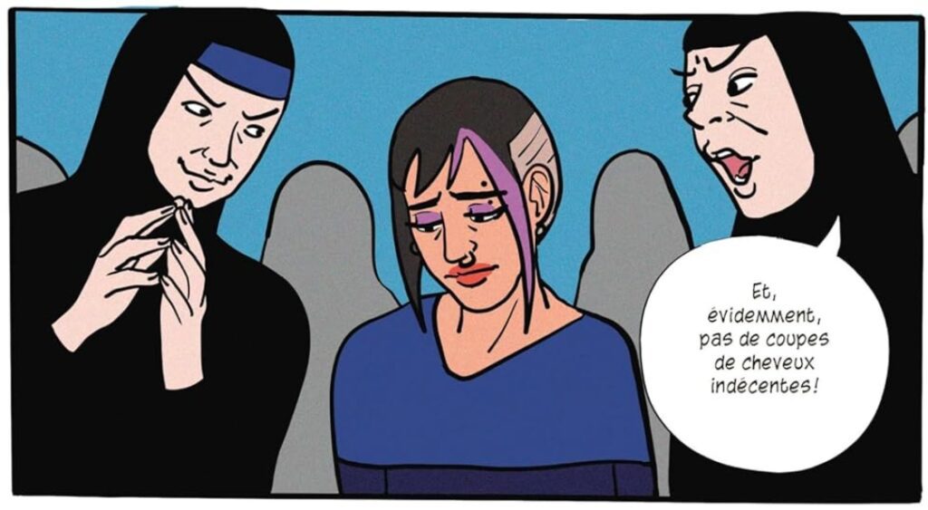 extrait bd Iranienne - Rebelle et fière au pays des Mollahs