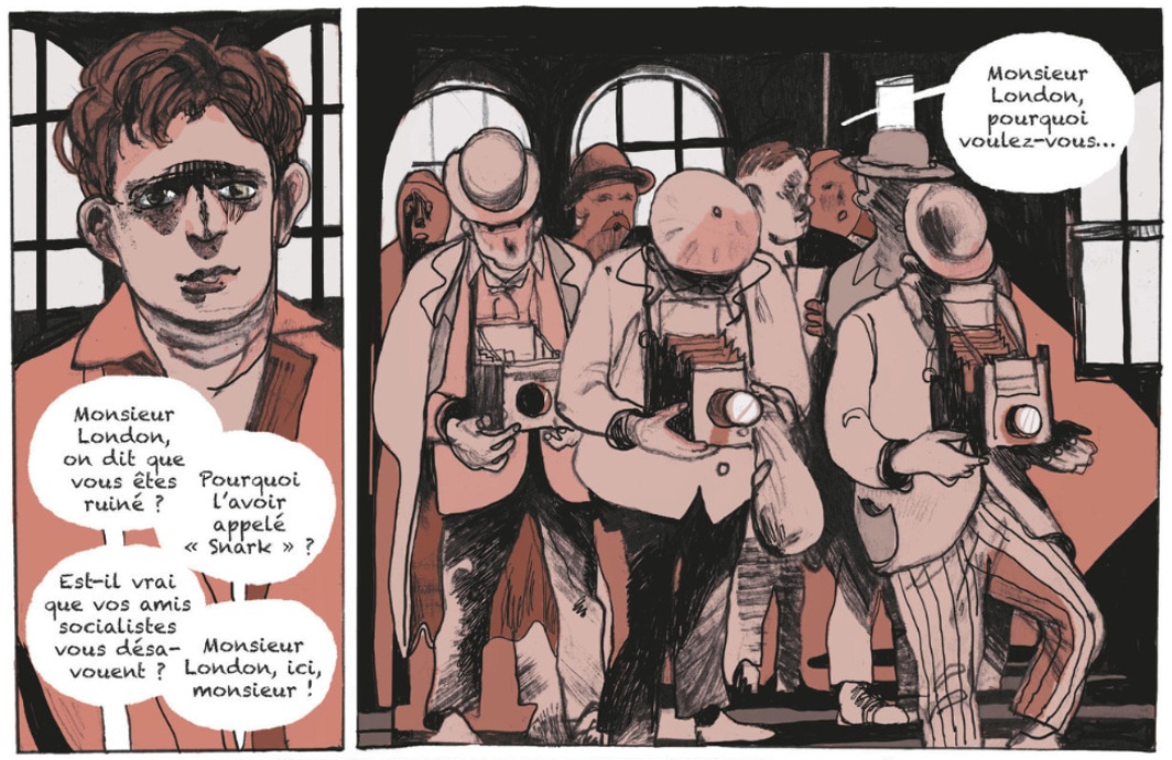 extrait bd Jack London - Arriver à bon port ou sombrer en essayant