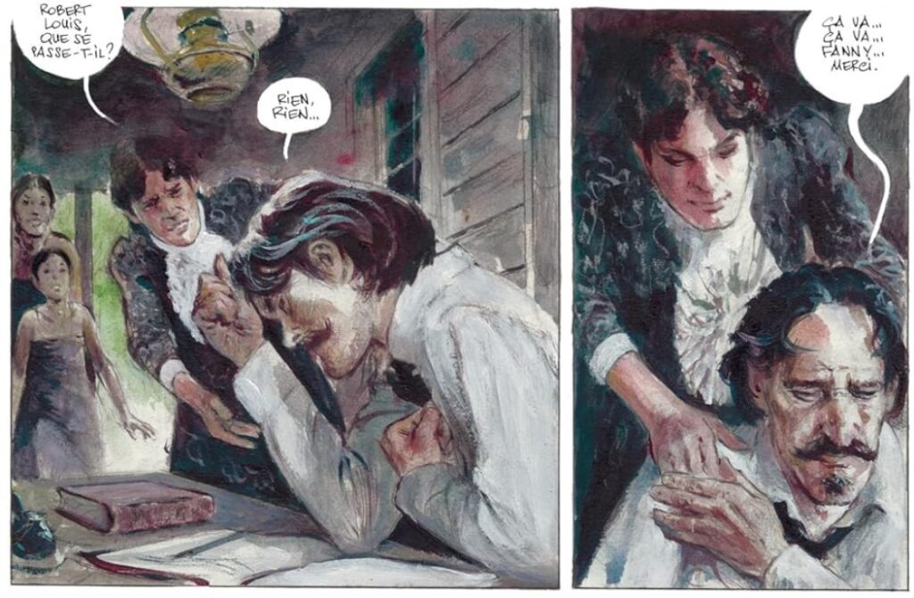 extrait bd Stevenson, le pirate intérieur