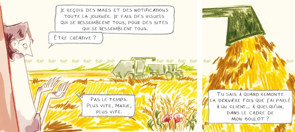 extrait bd Un grain de sable dans la machine