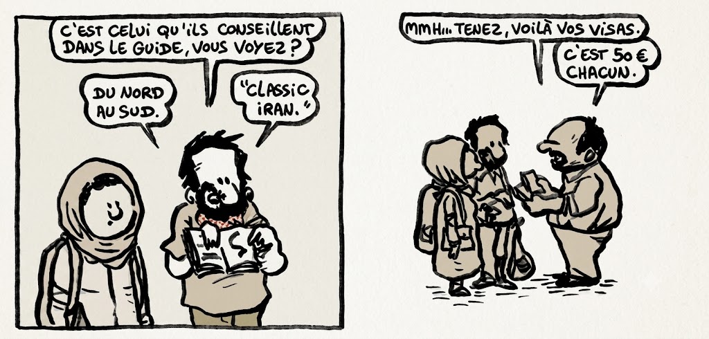 extrait bd Bons baisers d'Iran