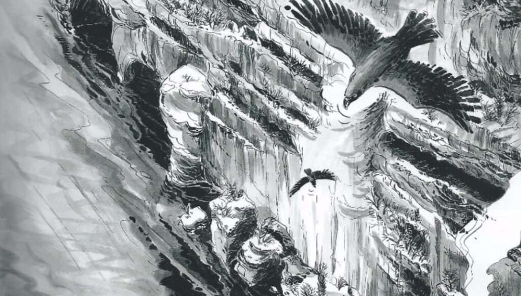 extrait bd À l'abri de La Roque St-Christophe