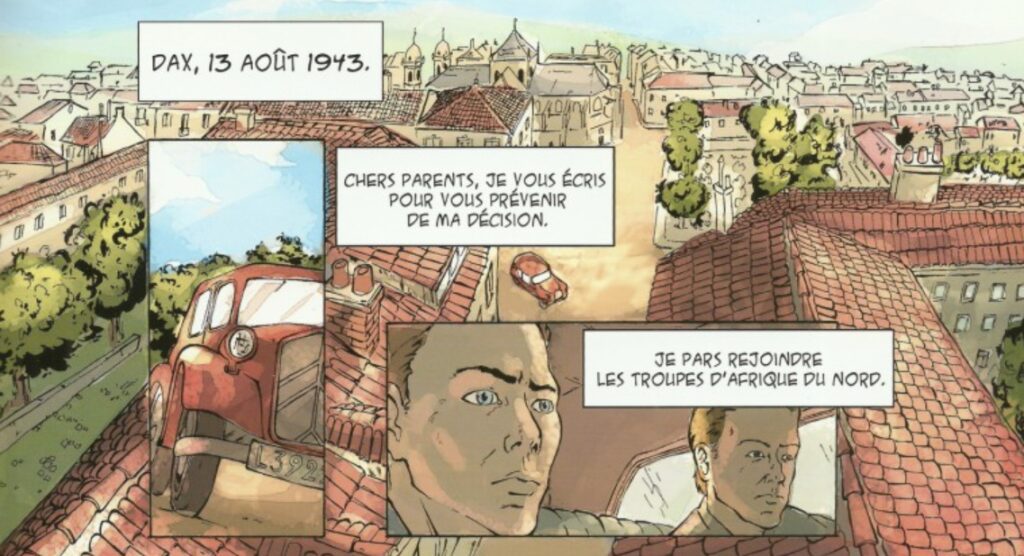 extrait bd Claude Vanbremeersch - L'honneur en action