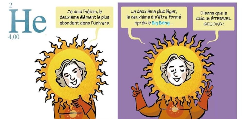 couverture bd Le tableau périodique des éléments