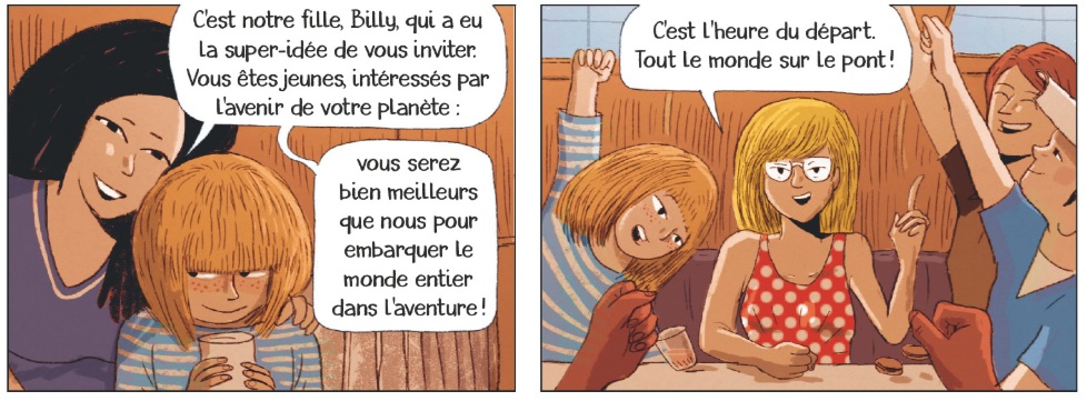 extrait bd SOS banquise - Mission Tara en Arctique