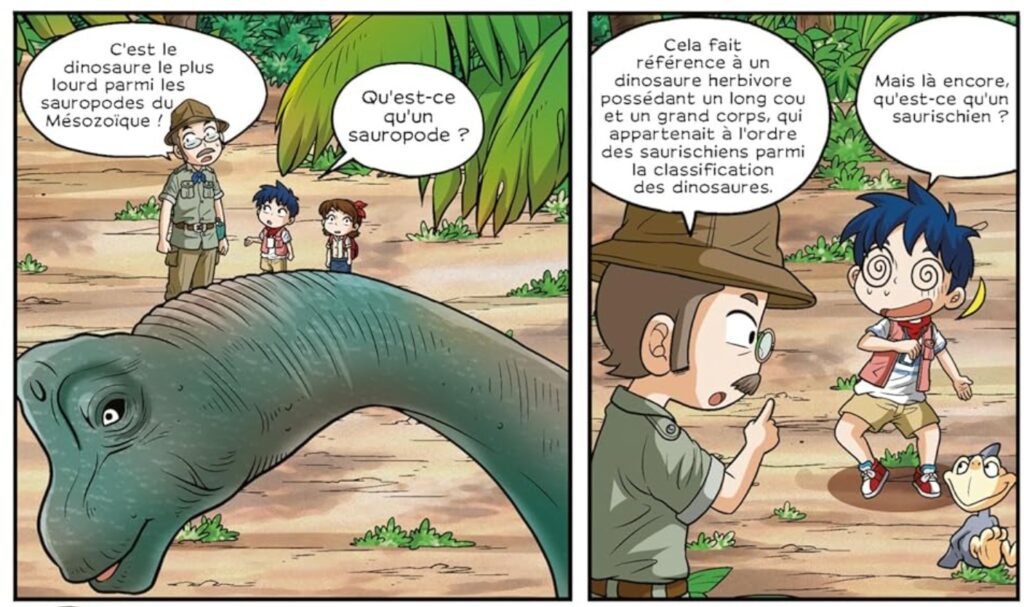 extrait bd Tout savoir en BD - Les Dinosaures 