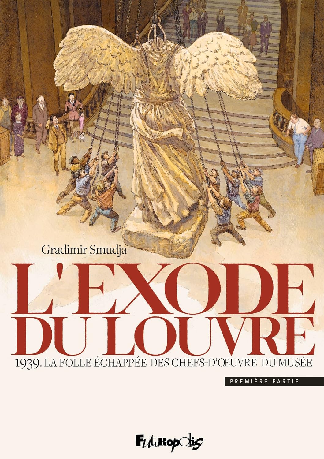 couverture bd L exode du Louvre - La folle échappée des chefs-d œuvre du musée