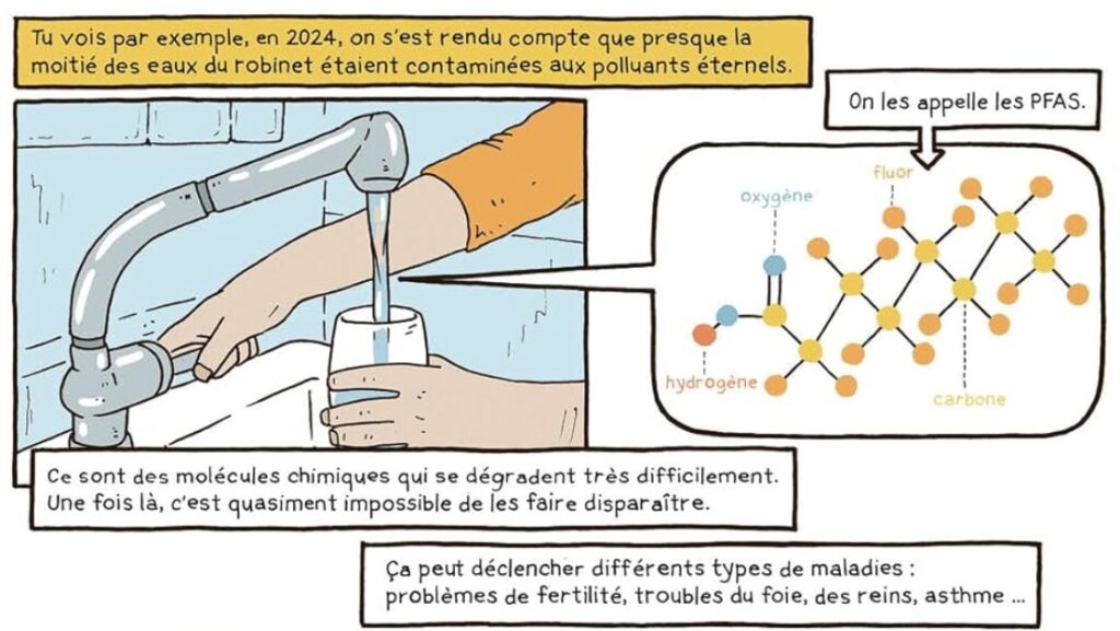 extrait bd L'Eau sous emprise - Enquête sur une ressource vitale menacée