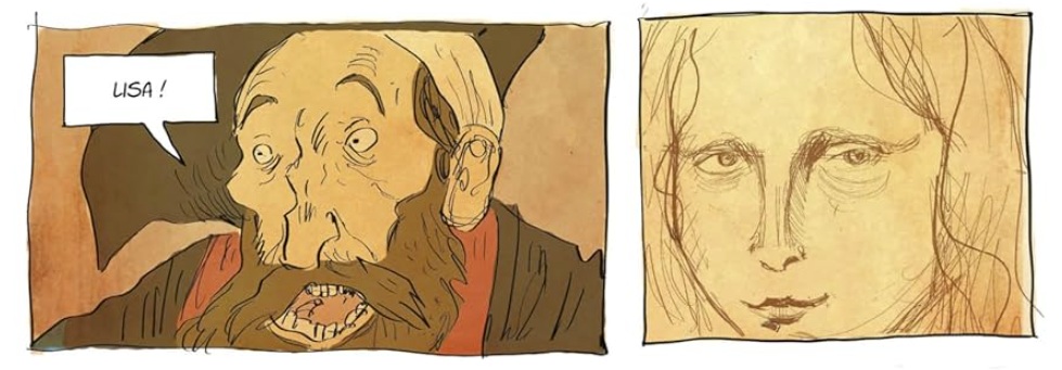 extrait bd Léonard de Vinci 