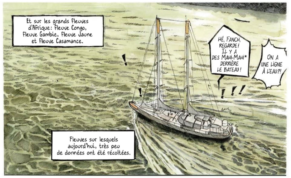 extrait bd Tara, à la découverte du microbiome marin