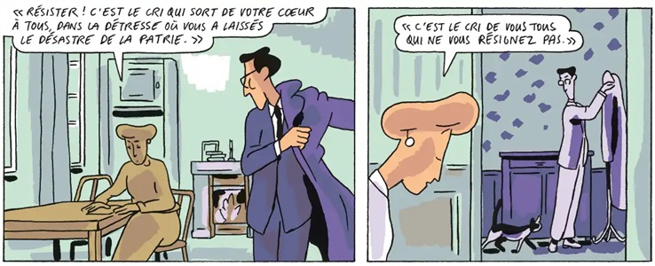 extrait bd Des Vivants - Le réseau du musée de l'Homme, 1940-42