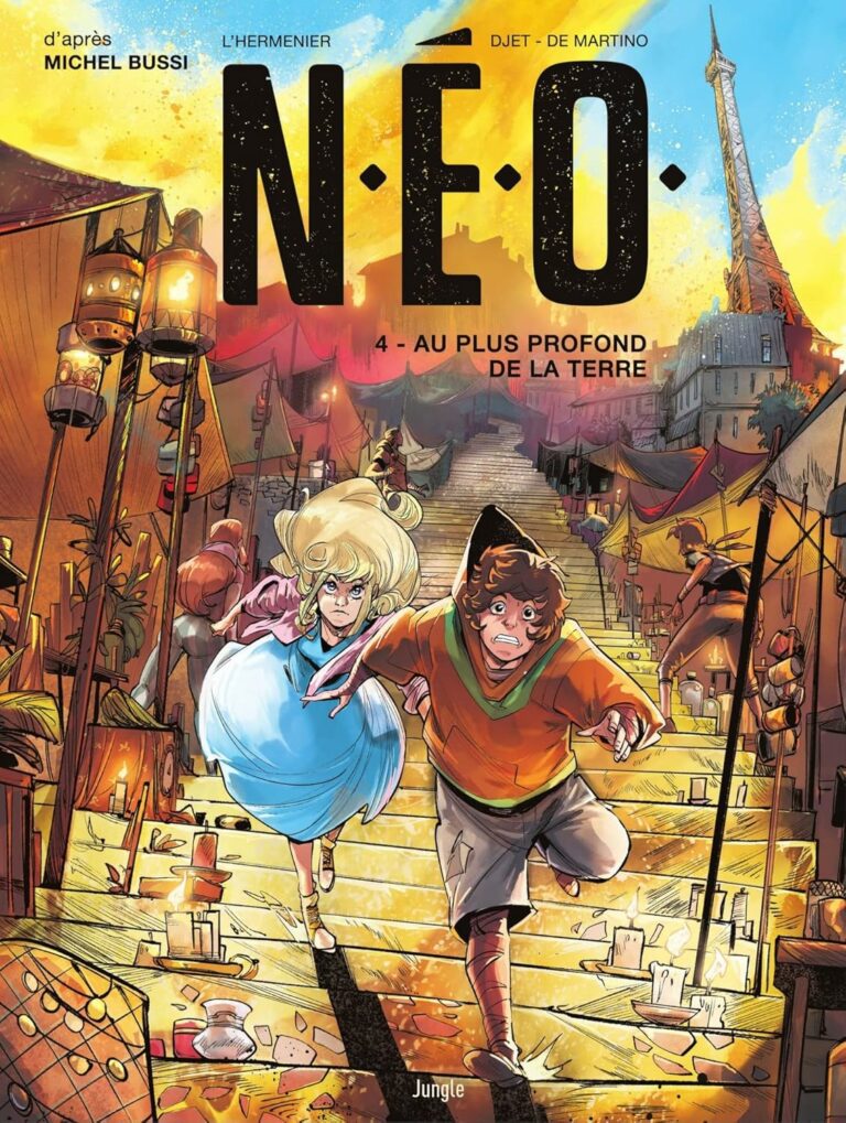 Couverture BD N.E.O. - 4 - Au plus profond de la Terre