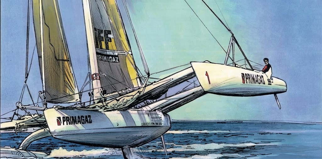 extrait bd La Route du rhum - 40e anniversaire