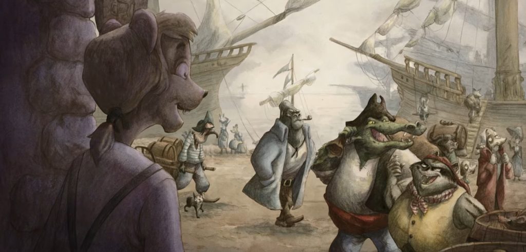 extrait bd L'Île au trésor Étienne Friess
