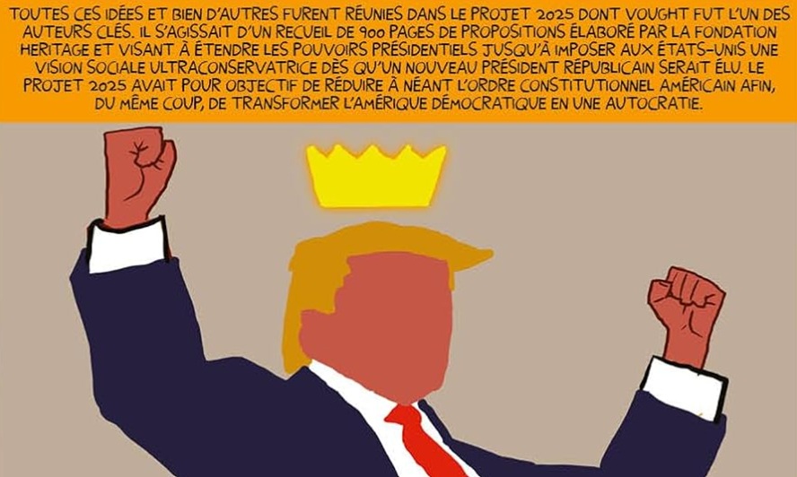 extrait bd MAGA et la cour du roi Trump - Enquête au coeur de l'empire du chaos