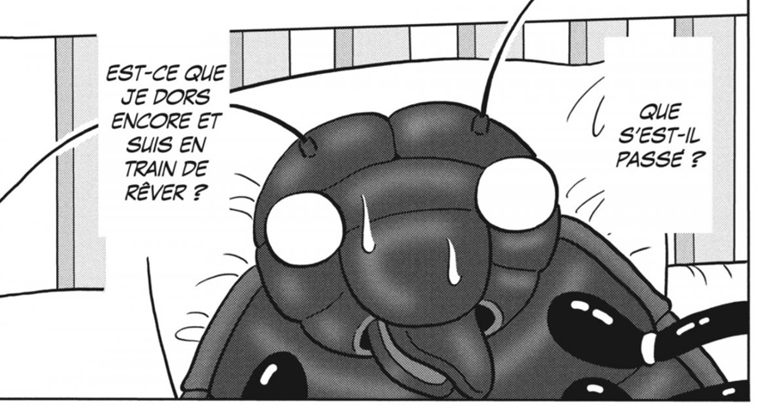 extrait bd La Métamorphose - Franz Kafka en Manga