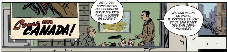 extrait bd Léo Major - Héros de Guerre