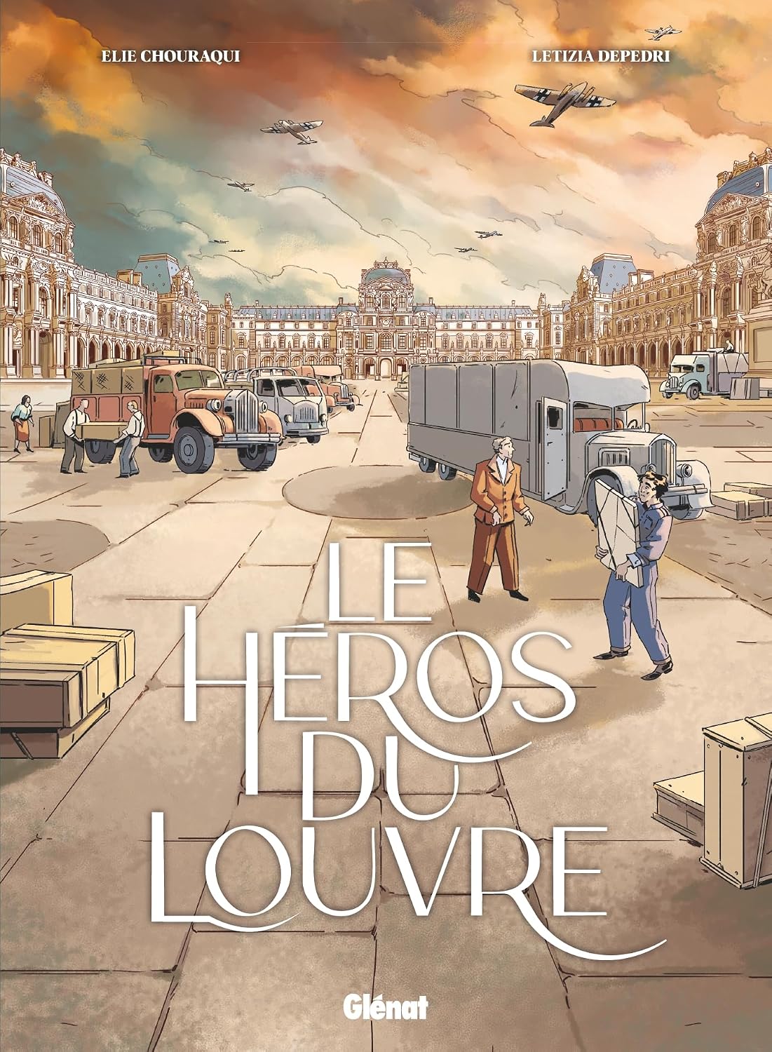 couverture bd Le Héros du Louvre