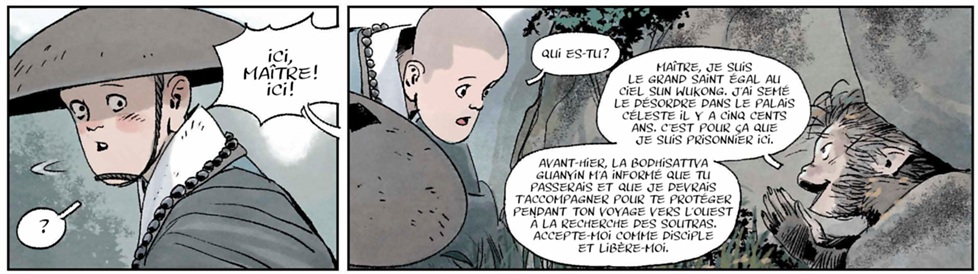 extrait bd Le Roi Singe