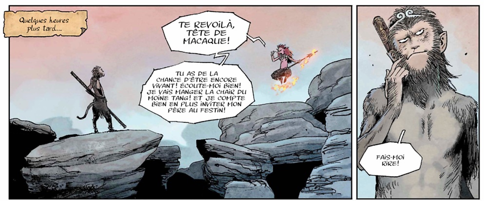 extrait bd Le Roi Singe
