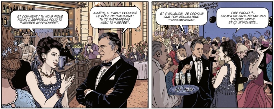 extrait bd La Callas et Pasolini, un amour impossible