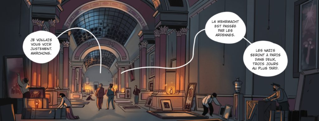 extrait bd Le Héros du Louvre