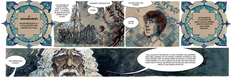 extrait bd Le Mahâbhârata