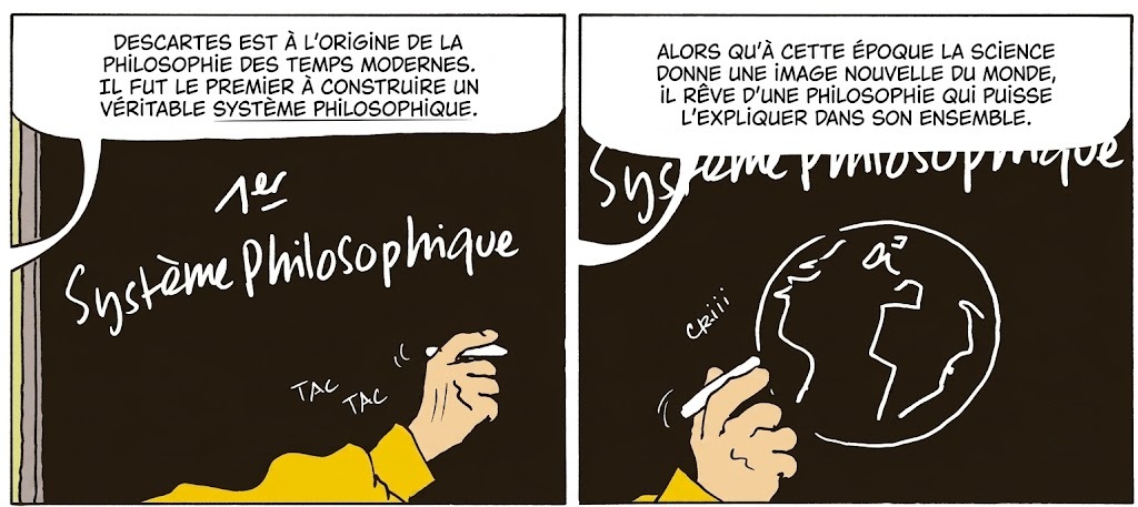 extrait bd Le Monde de Sophie - La Philo, de Descartes à nos jours - Tome 2
