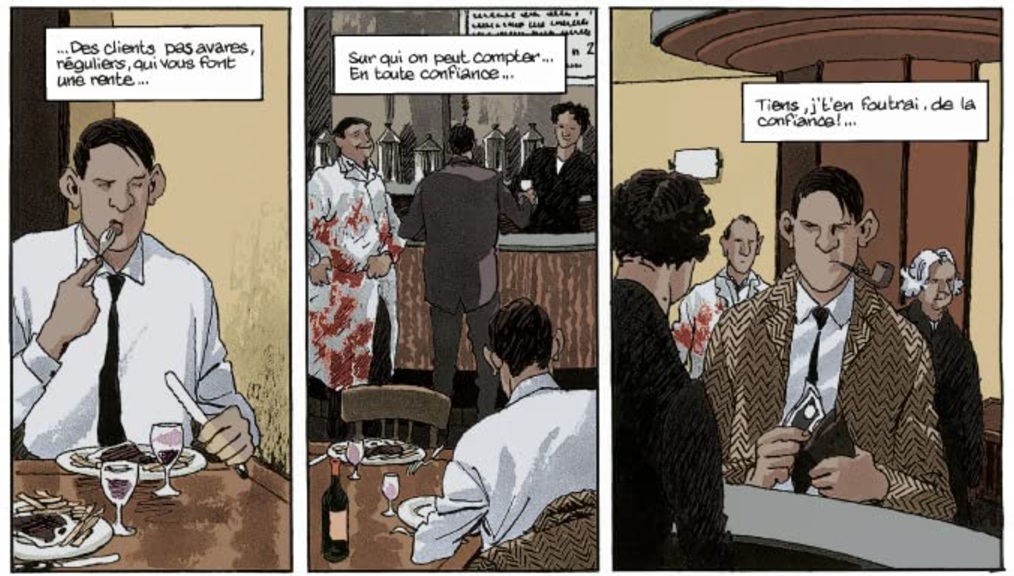 extrait bd Le Soleil naît derrière le Louvre