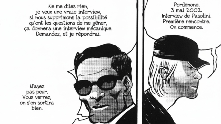 extrait bd Pasolini, une rencontre