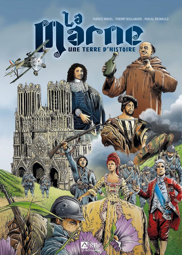 couverture bd La Marne : une terre d'histoire