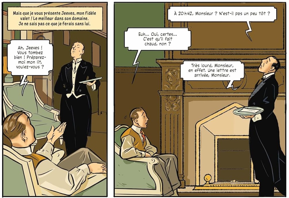 extrait bd Jeeves - Les aventures d'un valet de chambre