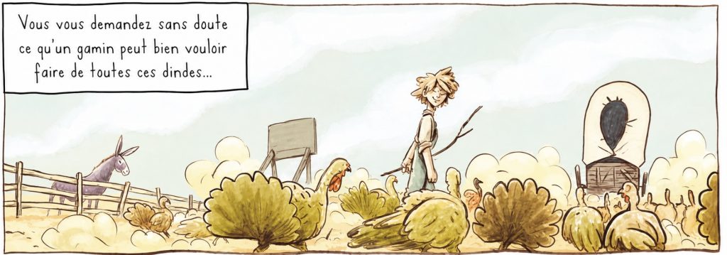 extrait bd La longue marche des dindes
