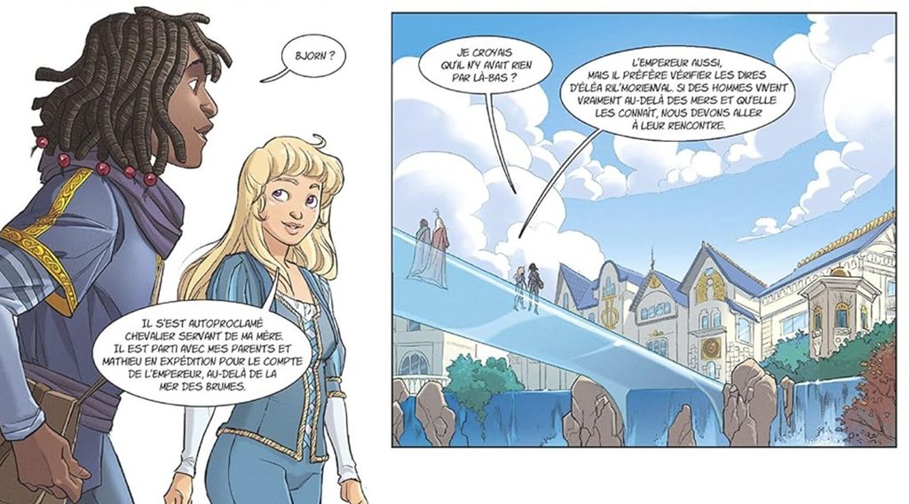extrait bd Les Mondes d'Ewilan - Tome 1 - La forêt des captifs