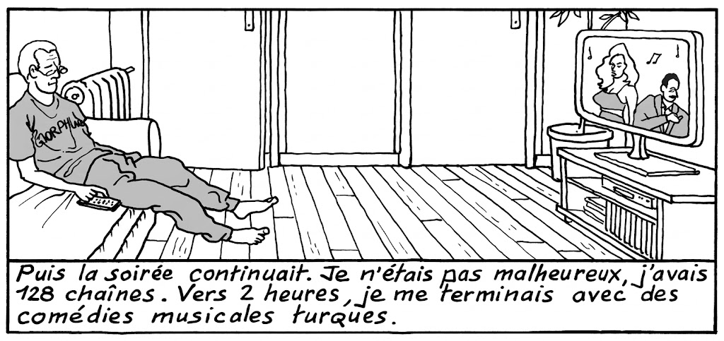 extrait bd Plateforme Houellebecq