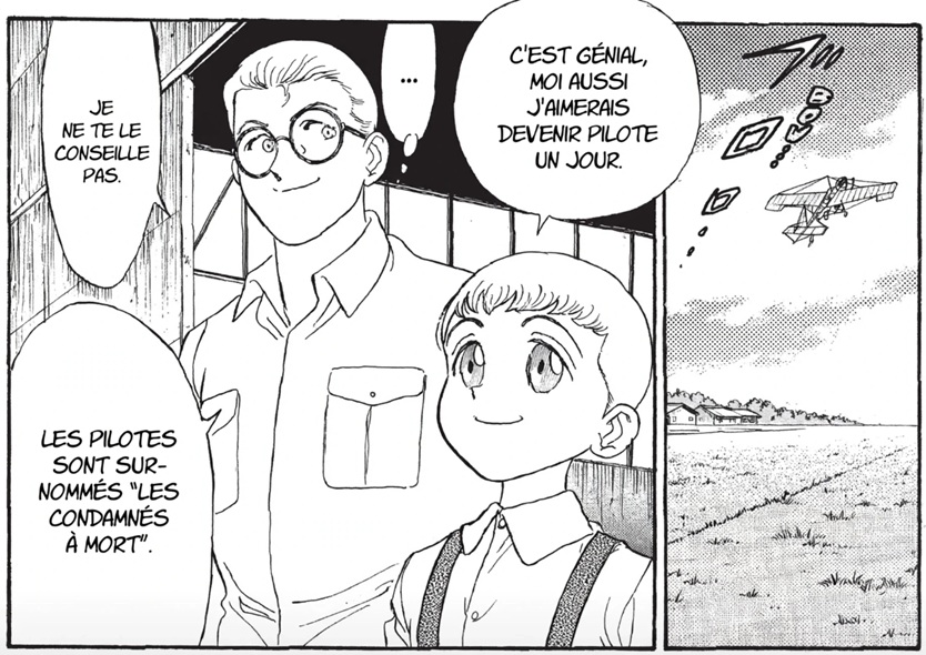 extrait bd Saint-Exupéry manga