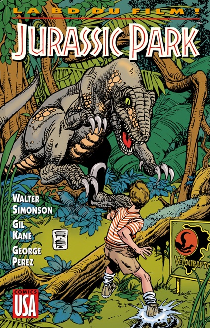 couverture bd Jurassic park
