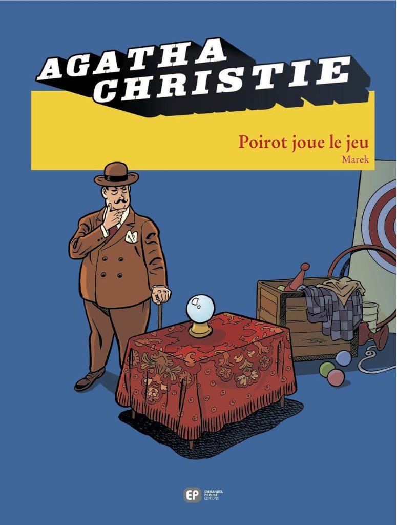 couverture bd Agatha Christie - Poirot joue le jeu