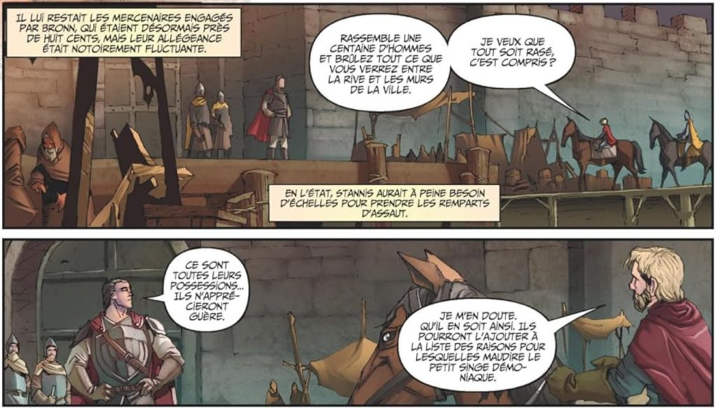 extrait bd A Game of Thrones : la bataille des Rois - Tome 4