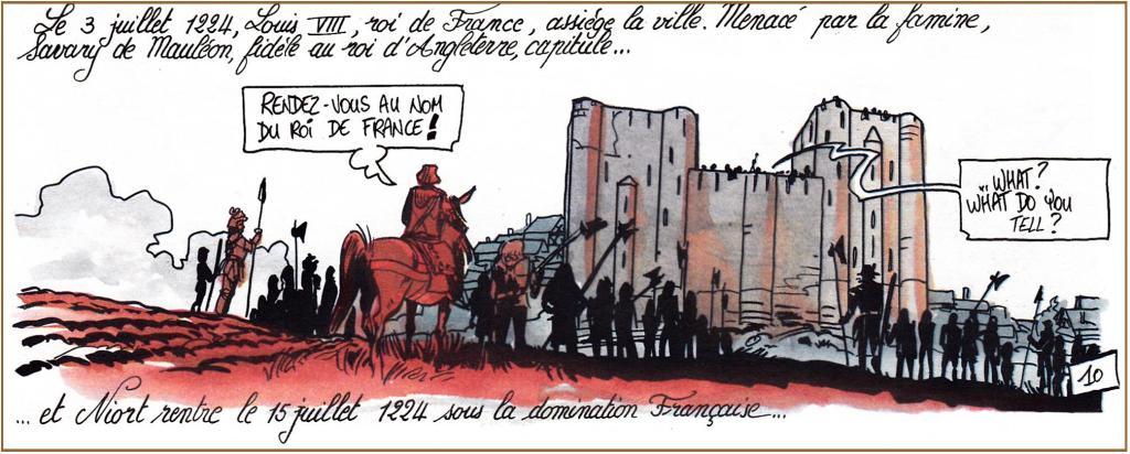 extrait bd L'Histoire de Niort en Bande Dessinée