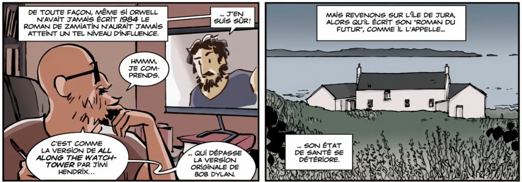 extrait bd La liste d'Orwell