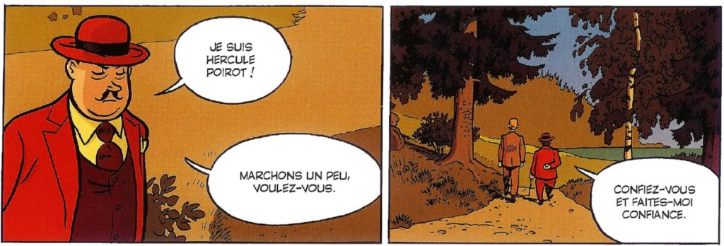 extrait bd Agatha Christie - Les oiseaux du lac Stymphale