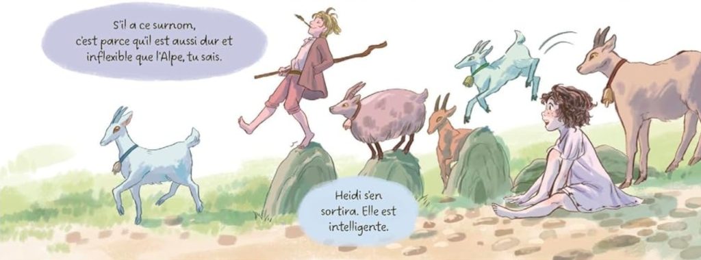 extrait bd Heidi