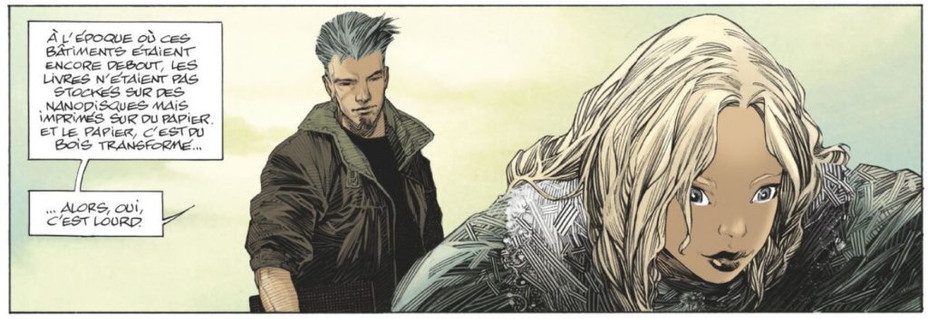 extrait bd La Mort vivante