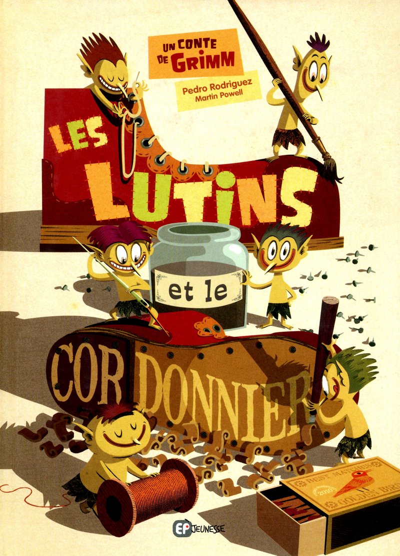 couverture bd Les Merveilleux contes de Grimm - Tome 1 - Les lutins et le cordonnier