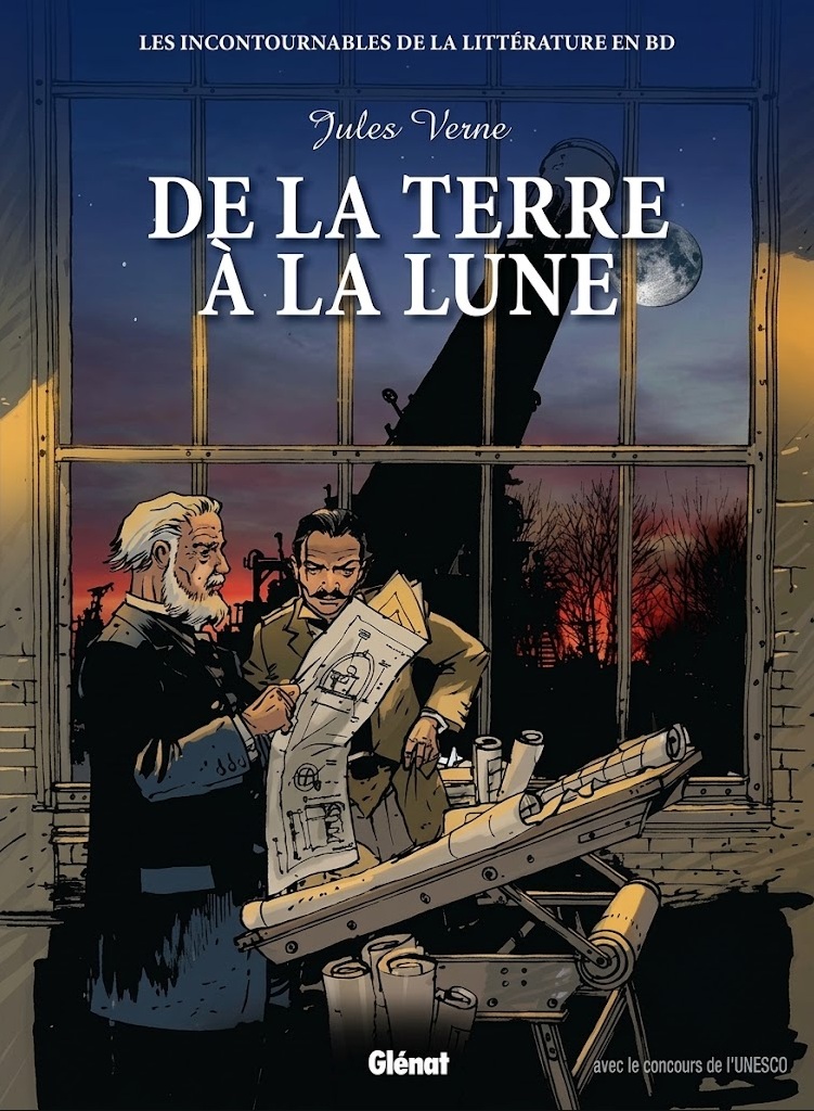 couverture bd De la Terre à la Lune