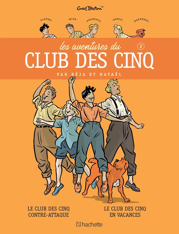 Couverture BD Les aventures du Club des Cinq - Intégrale 2 - Le Club des Cinq contre-attaque