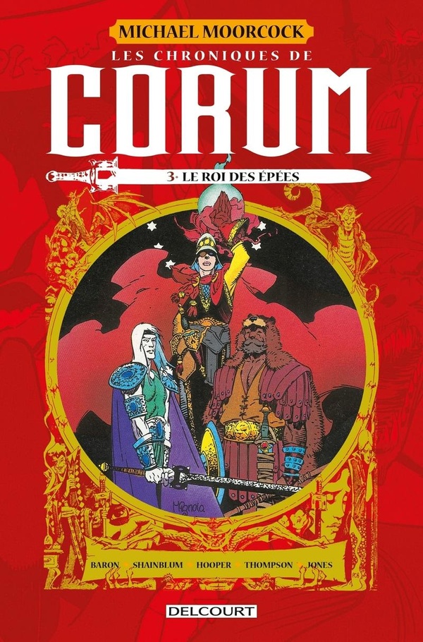 Couverture BD Les chroniques de Corum - Tome 3 - Le roi des épées